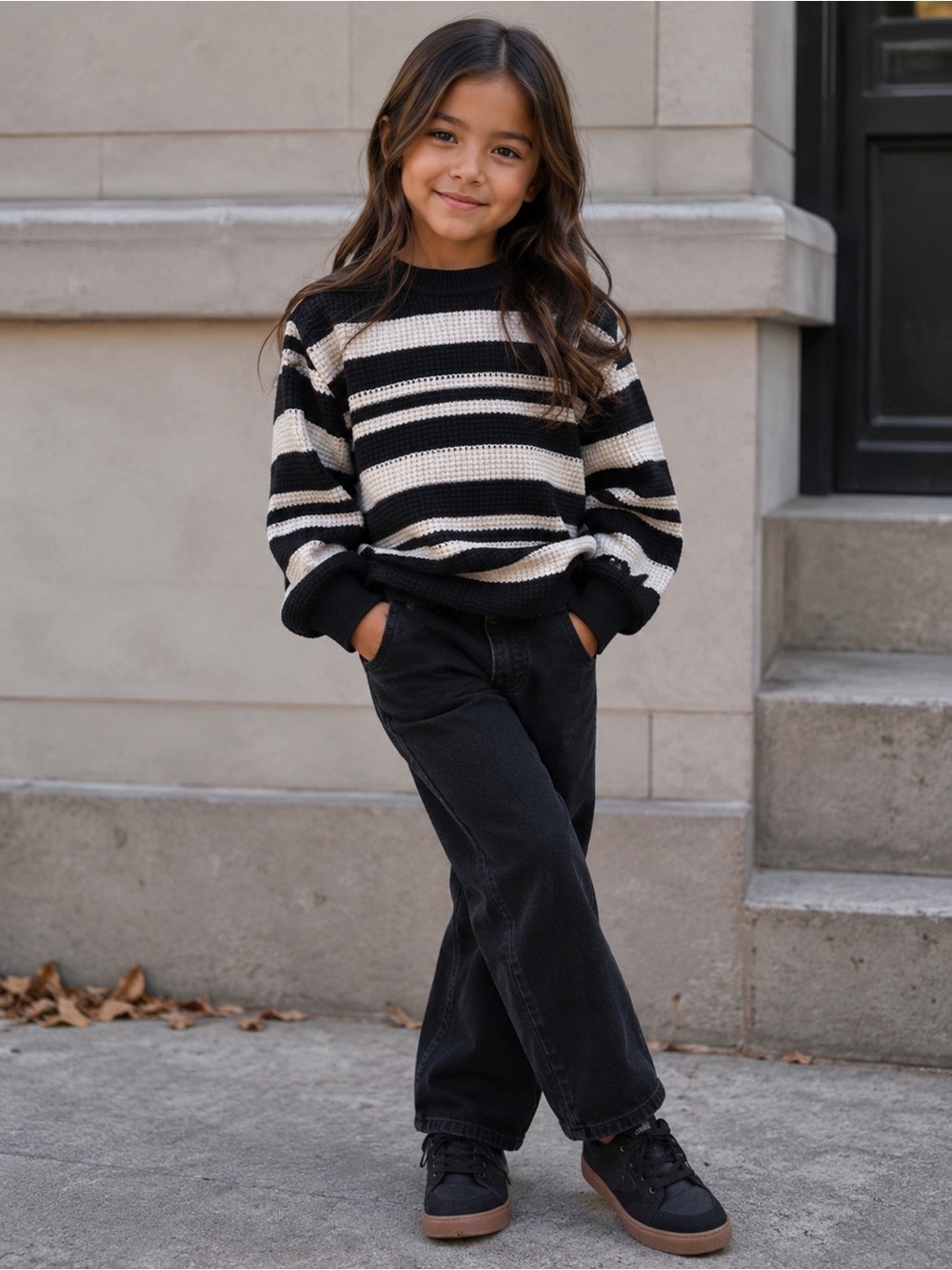 Zara StripedKnit Sweater Size 6-7 Years